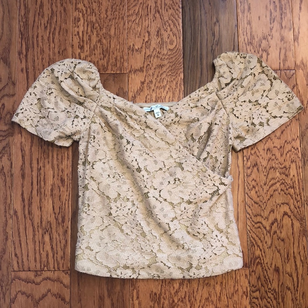 Express Lace Crop Top XS